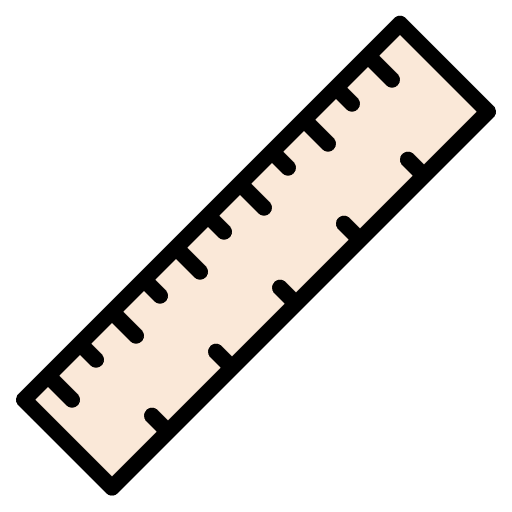 Ruler ruler school tools and utensils icon