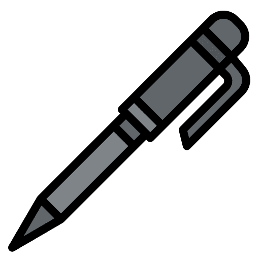 Pen stationery write education icon