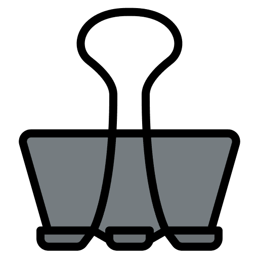 Clip binder clip clip office materials icon