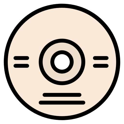 Compact disc dvd miscellaneous stationery icon