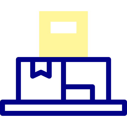 Packages boxes cardboard shipping icon