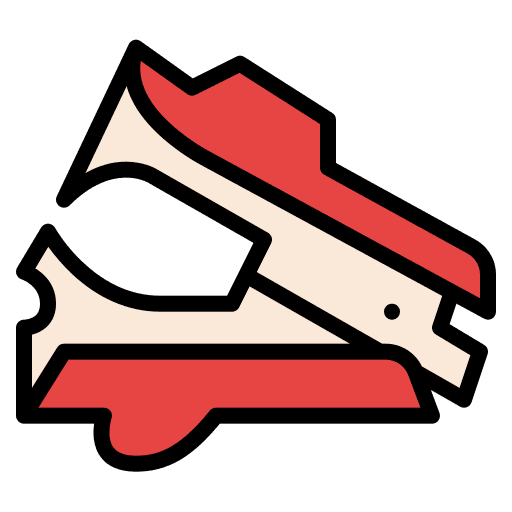 Stapler remover tools and utensils education edit tools icon