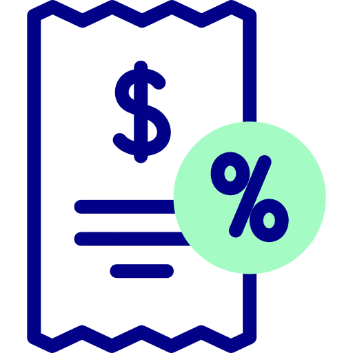 Ticket ticket receipt bill icon