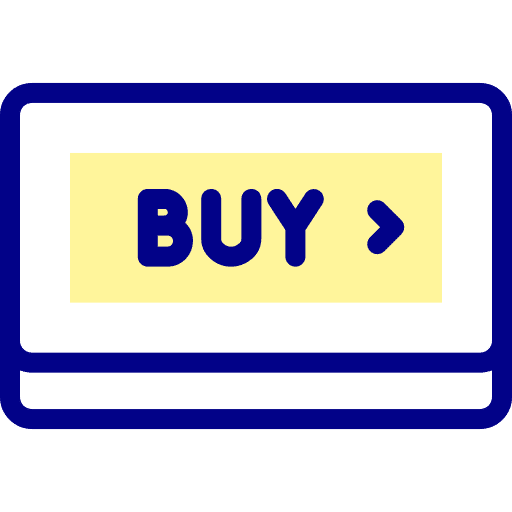 Buy store arrow buy icon