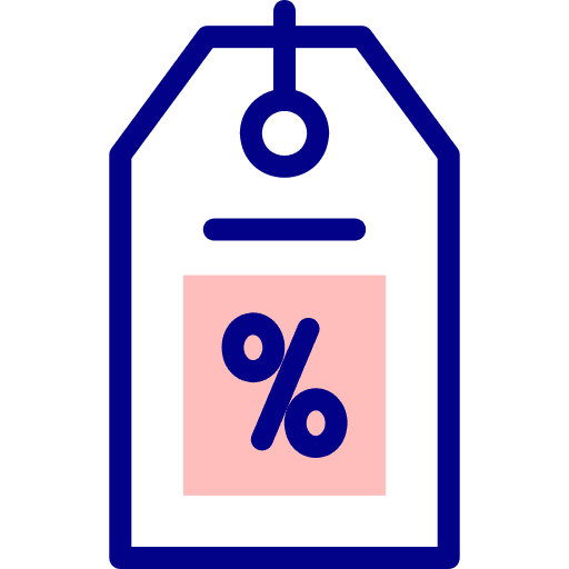 Price tag commerce and shopping price label discount icon