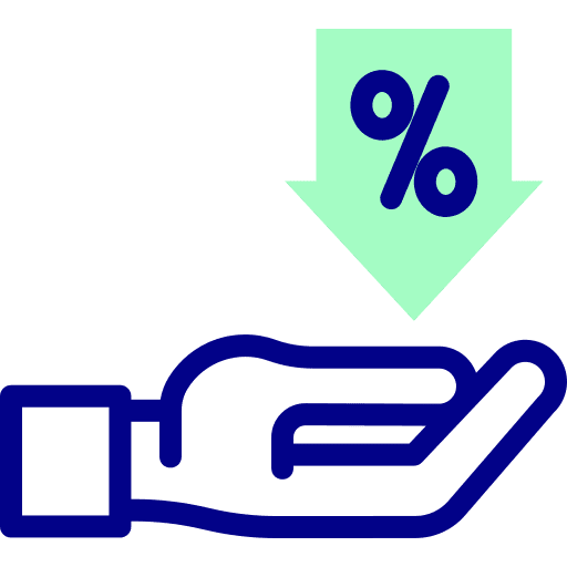 Sales sales percent commerce and shopping icon