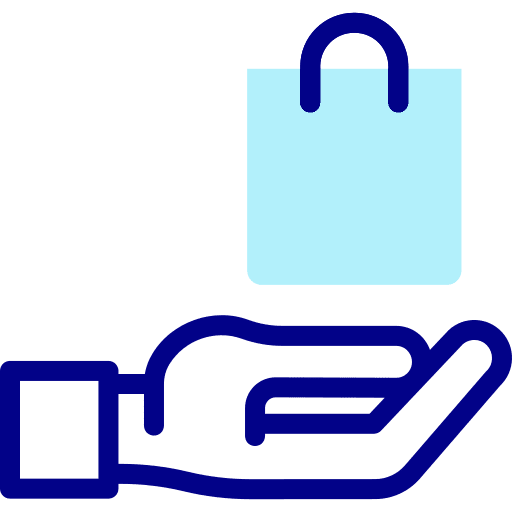 Shopping bag buying sale purchase icon