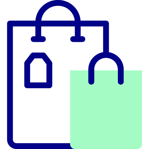 Shopping bags shopper shopping bags commerce icon
