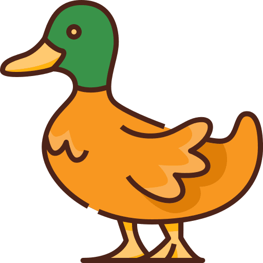 Duck wild life wildlife bird icon