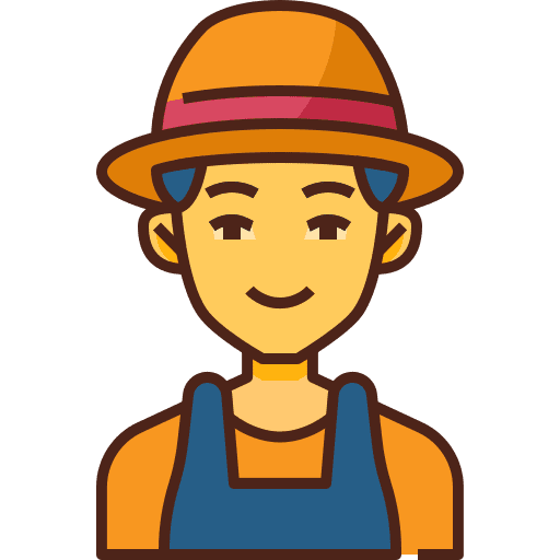 Gardener worker occupation gardener icon