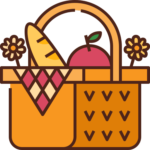 Picnic food picnic holidays icon