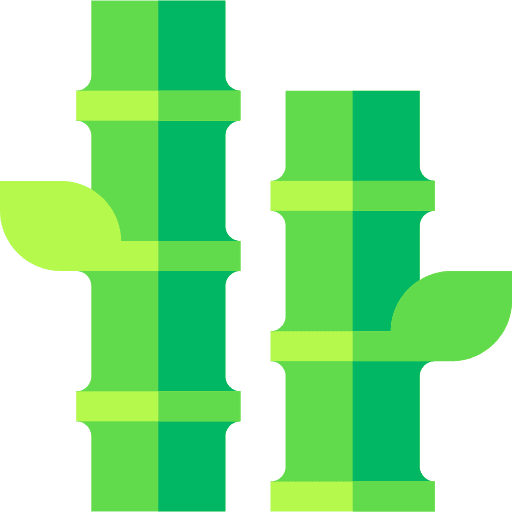 Bamboo plant bamboo leaf icon