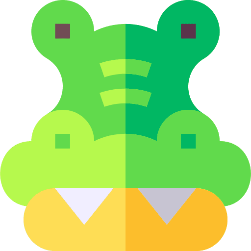 Crocodile zoology animals alligator icon