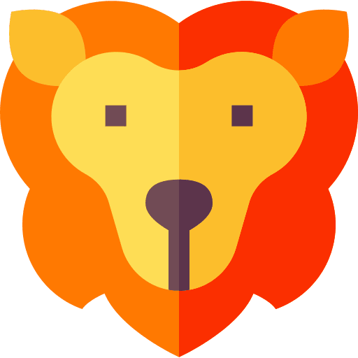 Lion lion mammal animals icon