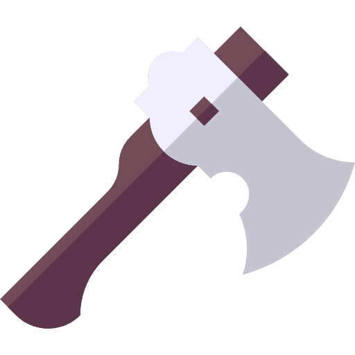 Axe axe construction and tools carpenter icon