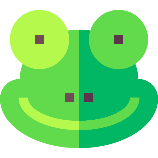 Frog amphibian animals toad icon