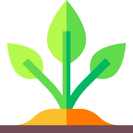 Plant sprout plant farming and gardening icon