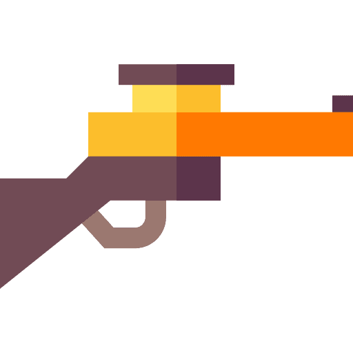 Rifle hunting gun war icon