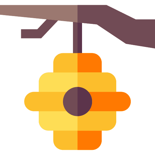 Beehive farming and gardening hive animals icon