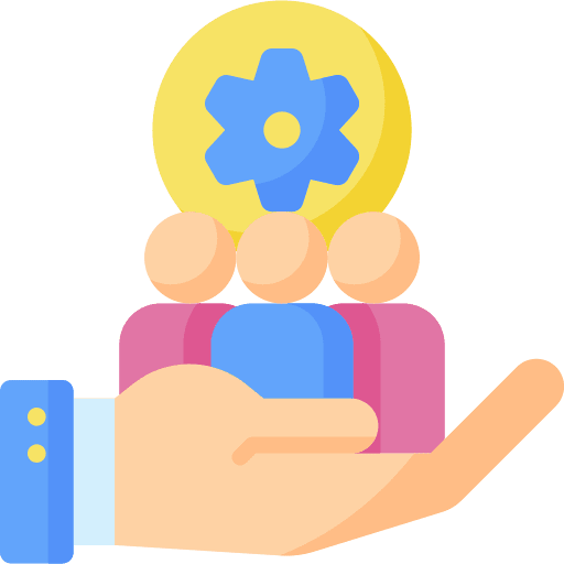 Team management business business and finance group icon