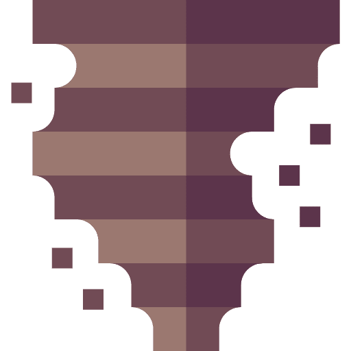 Tornado windy whirlwind windstorm icon