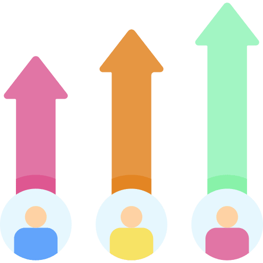 Growth up arrows growth business and finance icon Growth up arrows growth business and finance icon