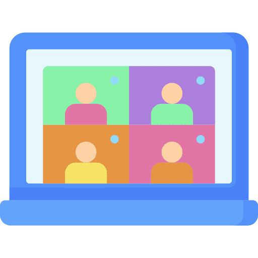 Online meeting video conference meeting videoconference icon Online meeting video conference meeting videoconference icon