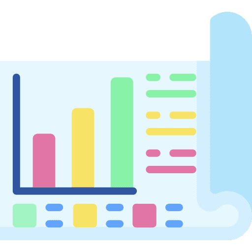Plan presentation graphic business icon Plan presentation graphic business icon