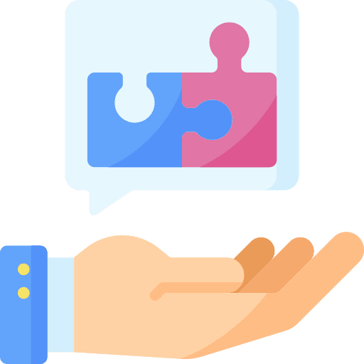 Solution labyrinth business and finance hand icon Solution labyrinth business and finance hand icon