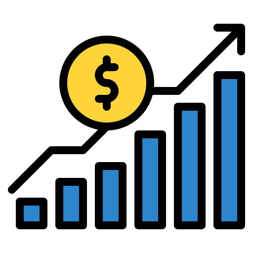 Growth money payment growth icon