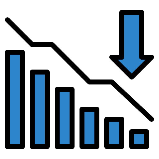 Lost business and finance banking lost icon