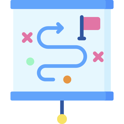 Strategy marketing project plan project management icon Strategy marketing project plan project management icon