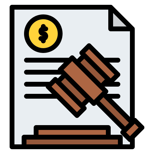 Auction dollar auction money icon