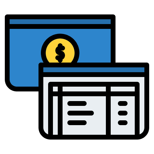 Passbook passbook financial business and finance icon