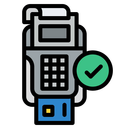 Card payment banking card payment business and finance icon