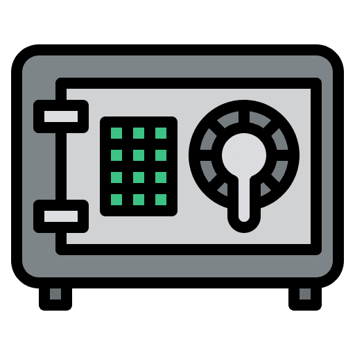 Safety box safety box security banking icon