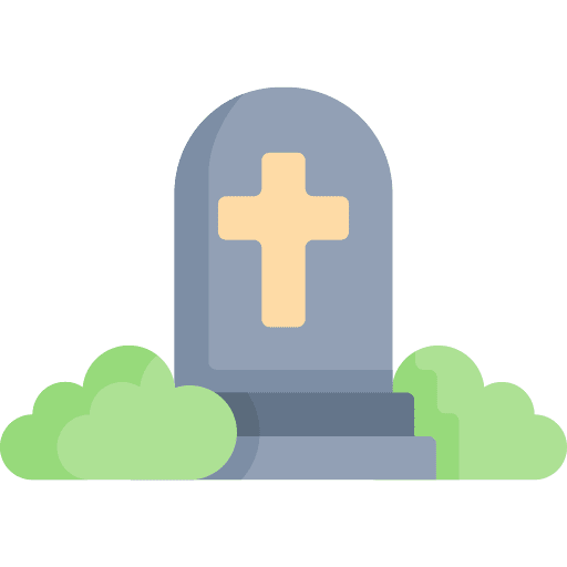 Cementery cementery tomb death icon