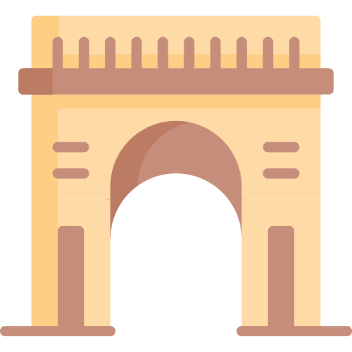 Gate architecture monument gate icon