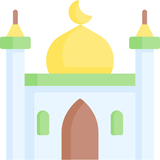 Mosque architecture islam cityscape icon