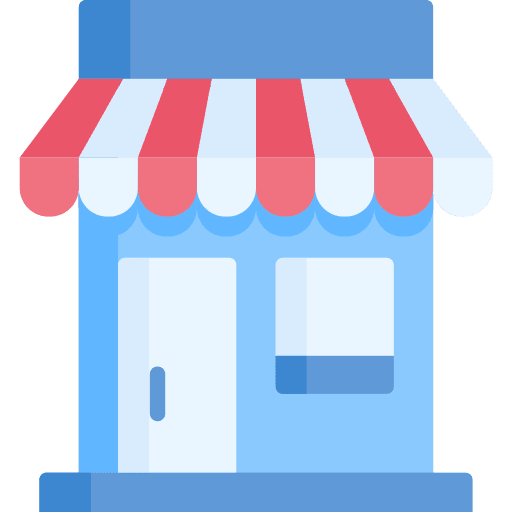 Shop shop architecture and city city icon