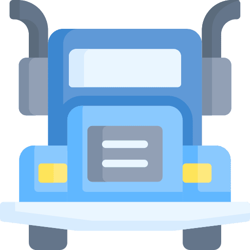 Truck transportation transport delivery truck icon