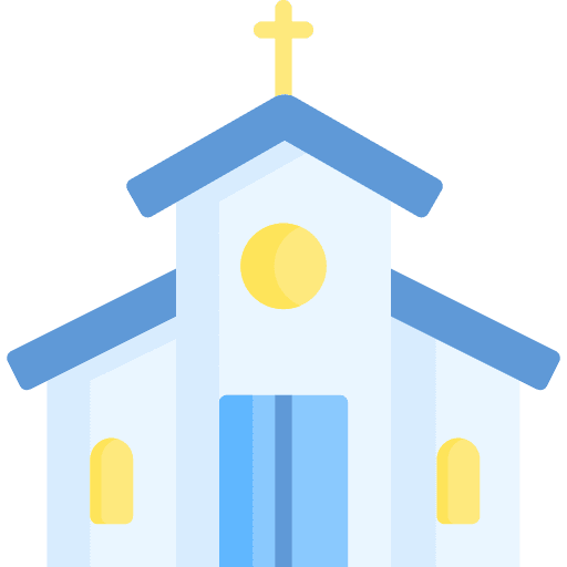 Church faith architecture and city religion icon