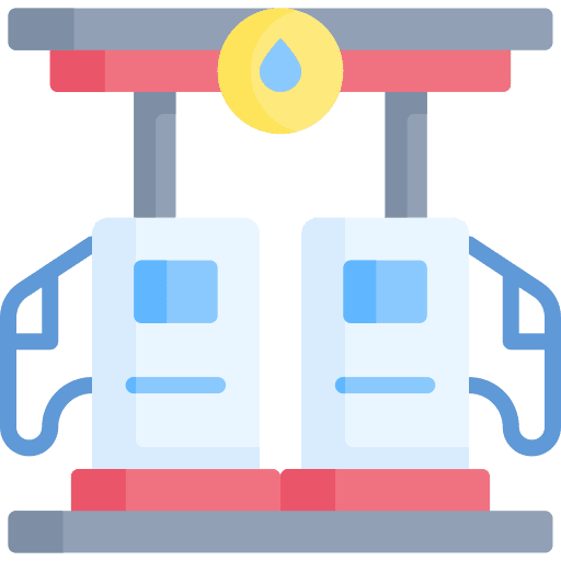 Fuel station gasoline pump gas station fuel pump icon