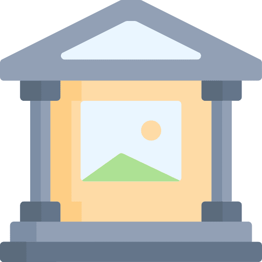 Museum culture museum temple icon