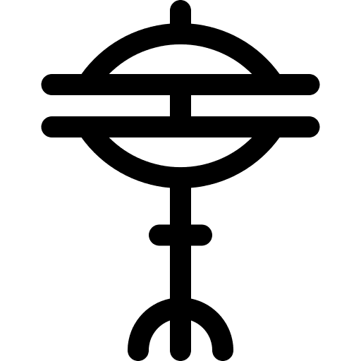 Cymbal music and multimedia orchestra musical instrument icon Cymbal music and multimedia orchestra musical instrument icon
