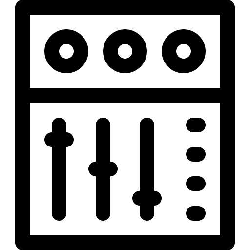 Dj mixer dj mixer music player music and multimedia icon