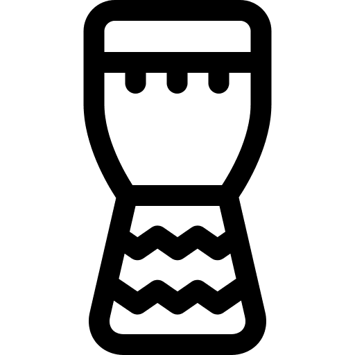 Djembe percussion instrument music music and multimedia icon Djembe percussion instrument music music and multimedia icon