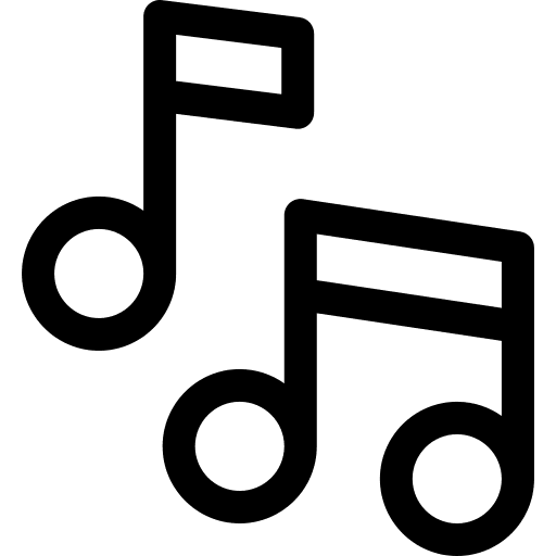 Musical note musical note sound music icon