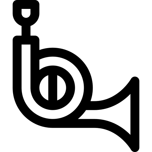 French horn musical instrument french horn wind instrument icon French horn musical instrument french horn wind instrument icon