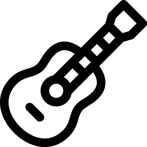 Guitar musical instrument orchestra music icon Guitar musical instrument orchestra music icon